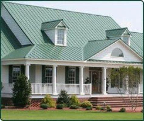 metal roof on mint green house|green roof colors.